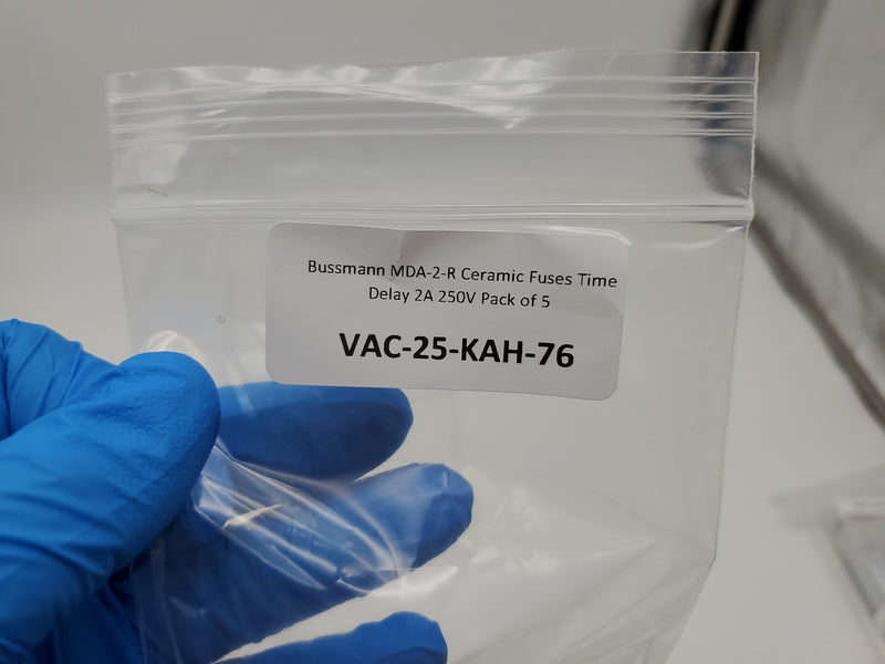 Bussmann MDA-2-R Ceramic Fuses Time Delay 2A 250V Pack of 5 4