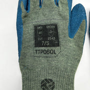 Tilsatec TTP060L Cut Resistant Glove Sz Small 7 Blue Latex Palm Coat A6 12 Pairs 2