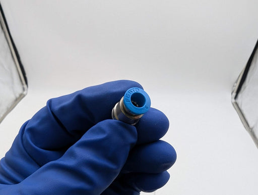 6x Festo QS-G1/8-6-1 Push-In Fittings 6mm OD Tubing 186107 -0.95 bar to 14 bar 2