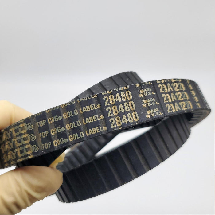 Dayco 28480 Belt Top Cog Gold Label 0.88" Width 48.6" Length V-Belt 3