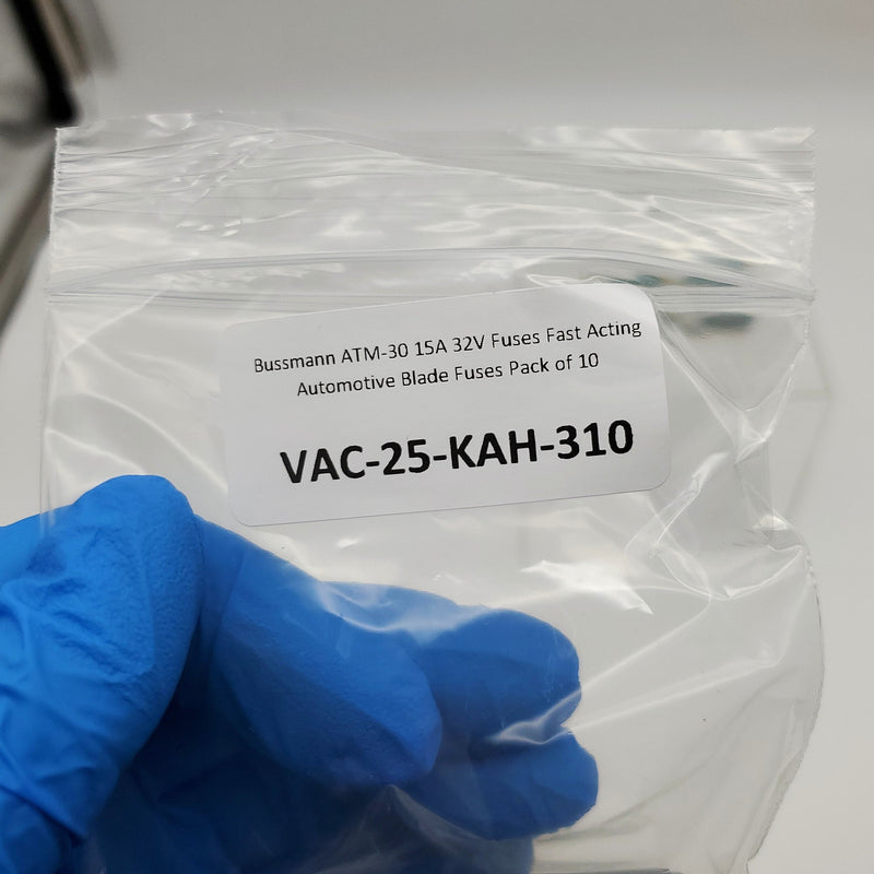 Bussmann ATM-30 15A 32V Fuses Fast Acting Automotive Blade Fuses Pack of 10 3