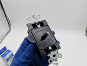 Intermatic FF2H 2 Hour Wall Timer Spring Wound SPST Brushed Metal White Knob 3