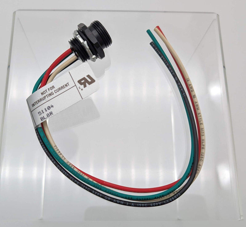 Remke 51104 Mini-Link 4 Pin Receptacle Quick Disconnect Cordset 16 AWG 1