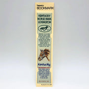 Vintage Kentucky Bookmark LW Bristol 1991 Horse Prk Lexington Souvenir Bluegrass 1