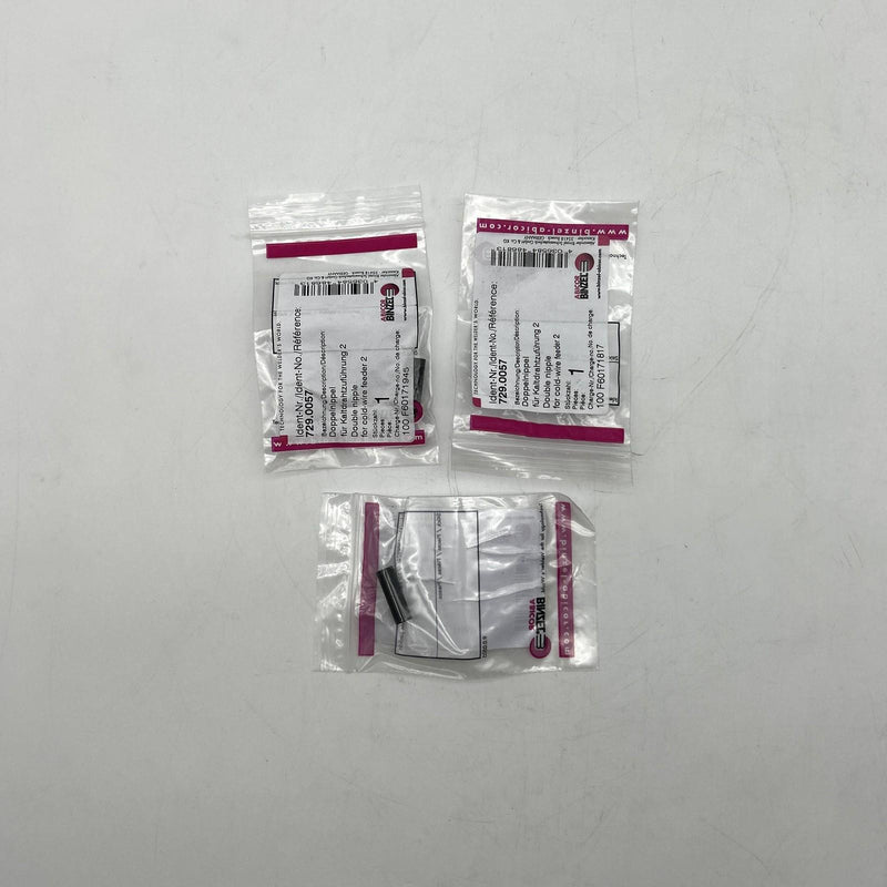 Abicor Binzel 729.0057 Double Nipple for ABITIG and ABITIG-MT Welding Torch 3ct 7
