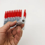 Sharpie 32702 Red Marker Fine Point Retractable No Cap Permanent 12 Count 6