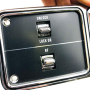 Mopar 55002133 Switch wPwr Windows Locks Front Door Rt Black Chrome OEM NOS 11