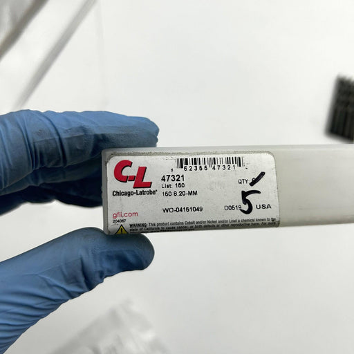 5pk Chicago-Latrobe 47321 Jobber Drill Bit 150 8.20mm HSS General Purpose 2