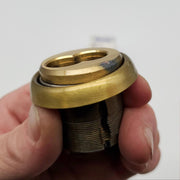 Arrow 16CR-27-006 SFIC Mortise Cylinder Housing 1-1/4" Satin Brass Schlage Cam 2