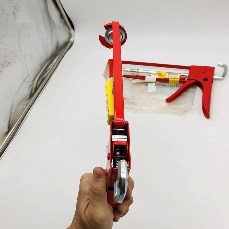 Newborn Brothers 112D Caulk Gun 1/10 Gal Drip Free EZ Thrust Red Lot of 2 8