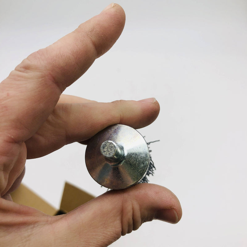 10x Weiler 10155 Nylox End Brush Abrasive 1" .022/320 Grit SC EBA-22 8