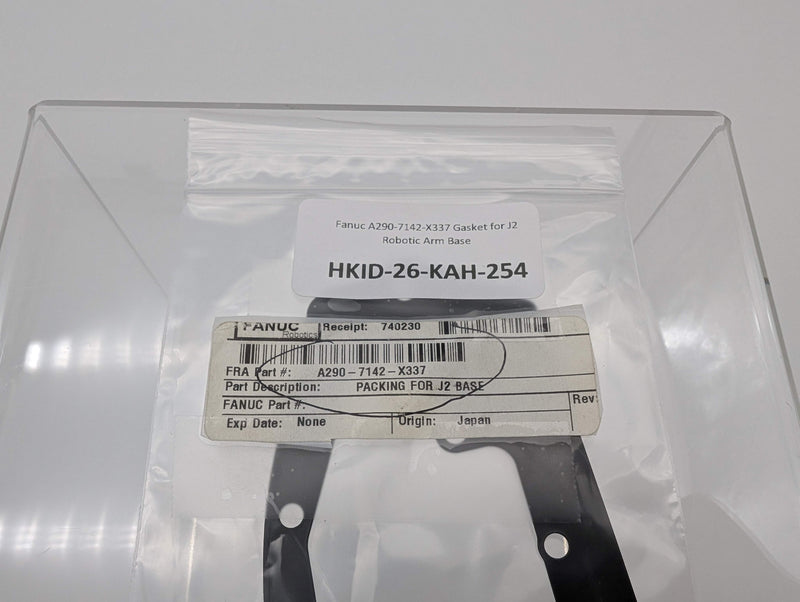 Fanuc A290-7142-X337 Gasket for J2 Robotic Arm Base 3