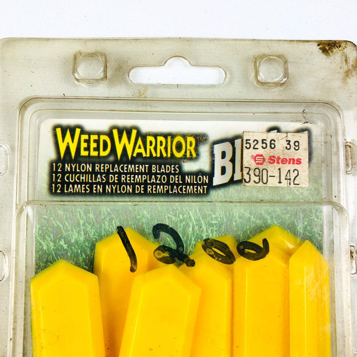 Weed Warrior 52410 Nylon Blades 12 Pack New Old Stock NOS Stens 390-142 5