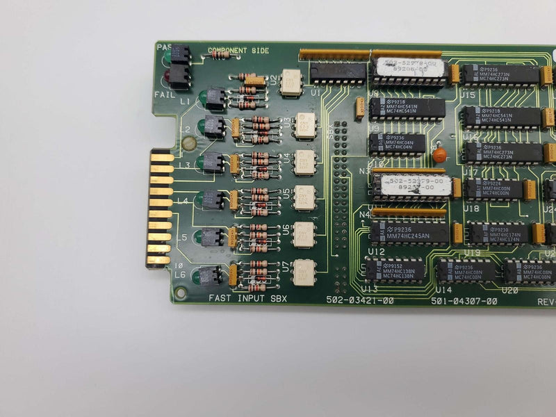 Giddings & Lewis 502-03421-00 Fast Input SBX 501-04307-00 for 8000 Series CNC 3