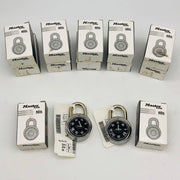 Master 1525KA Combination Padlock Locker Lock Dial Face Keyed Alike Lot of 12 1