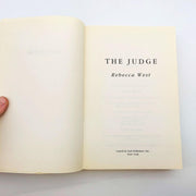 The Judge Rebecca West Paperback 1995 Womens Rights Movement Suffragette 6