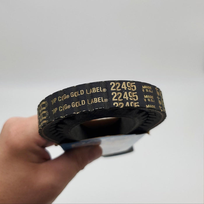 Dayco 22495 Belt Gold Label 0.69" Width 50" Length Top Cog 2