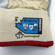 Superior Endura 69BSKFFL Leather Fitters Gloves Sz Small Made With Kevlar 2 Prs 2