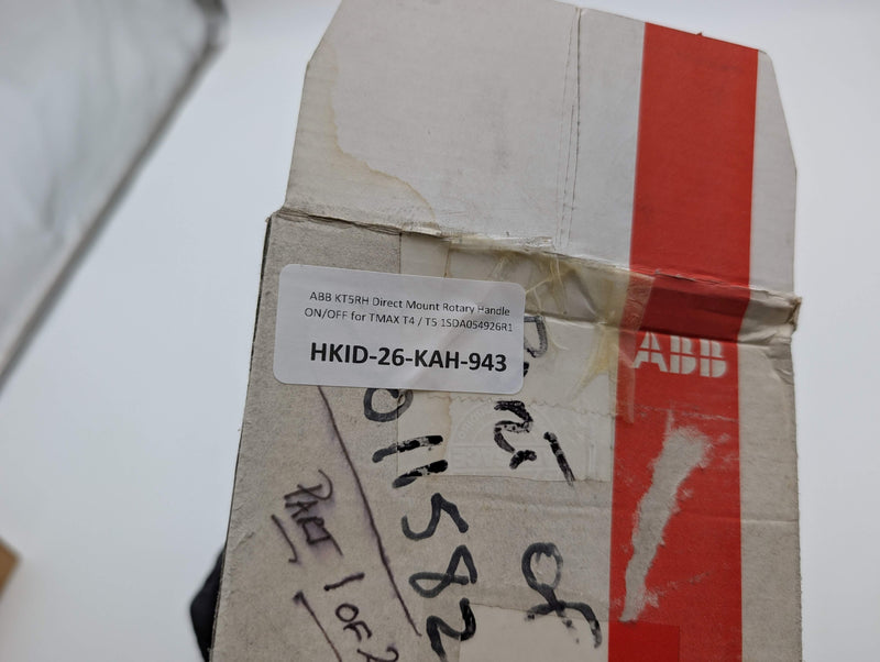 ABB KT5RH Direct Mount Rotary Handle ON/OFF for TMAX T4 / T5 1SDA054926R1