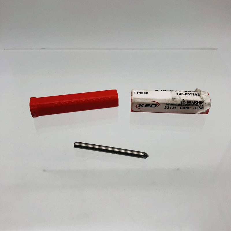 KEO Cutters 55802 Countersink Solid Carbide 1/8 x 90 Degrees 6 Flutes 1-1/2 OAL 9