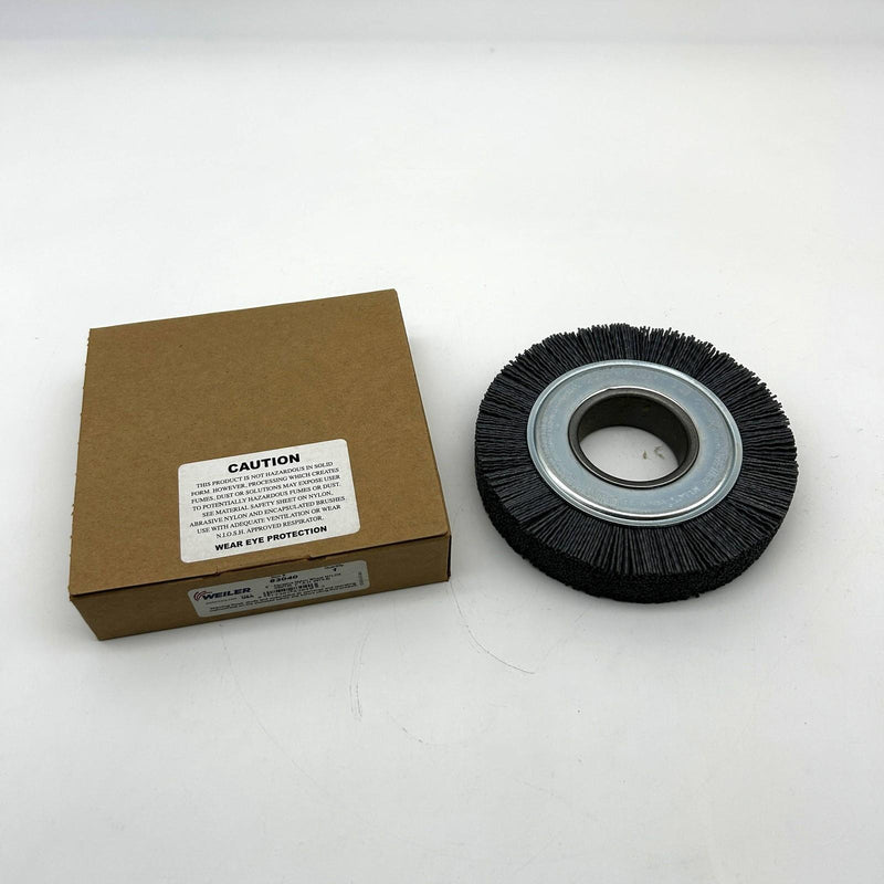 Weiler 83040 Wheel Brush 6inch Crimped Filament Nylox .040/120 2in AH NYX-6 9