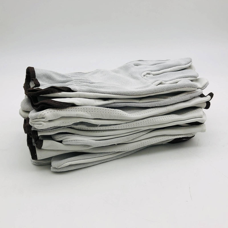 PIP 68-161SB/L Leather Driver Gloves Sz Large Keystone Thb Split Cowhide 6 Pairs 5