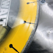 Dewalt DW8500 Circular Chop Saw Blade 14" w 1" Arbor Diamond Edge Metal Cutting 8