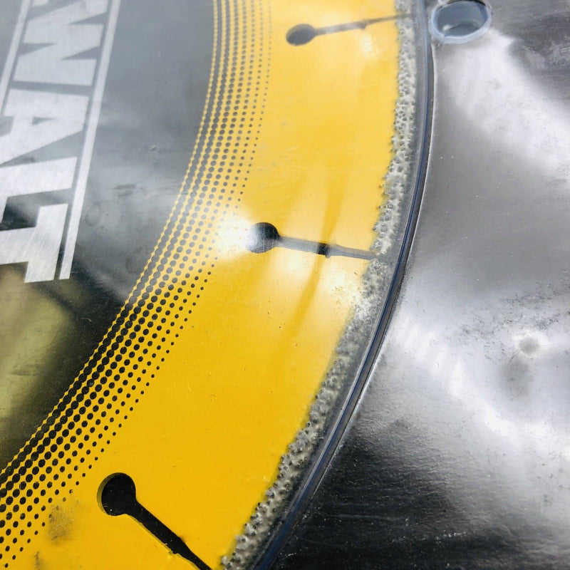 Dewalt DW8500 Circular Chop Saw Blade 14" w 1" Arbor Diamond Edge Metal Cutting 8