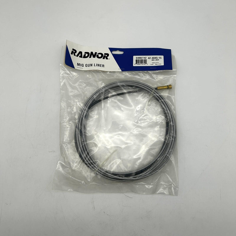 Radnor 64002742 Mig Gun Liner Model 42-4045-15 Tweco Style 1ct 9