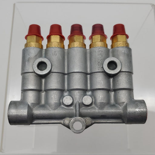 SKF 355-044-444 Piston Distributor Body 5 Port 0.1CC MonoFlex Lubrication System 2