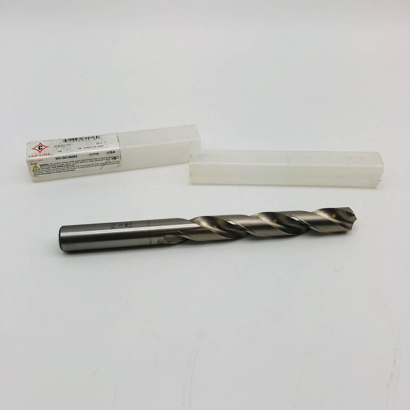 Cle-Line C62916 Jobber Drill Bit 1899 Series 14.5mm HSS 2 Flutes Straight Shank 8