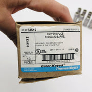 Thomas & Betts 54512 Copper Splice Standard Barrel Purple Die Code 54H 4/0 10pk 2