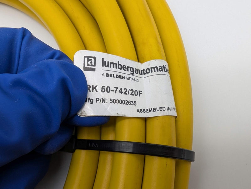 Lumberg Automation RK 50-742/20F Sensor Cable 7/8" 5 Pin F to Bare Wire 20 Feet 2