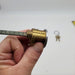 Falcon Rim Cylinder Lock 4-1/2" Length Satin Chrome No 951 E Keyway USA Made 3
