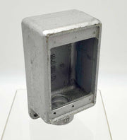 Crouse Hinds FS2 3/4" Conduit Device Box Single-Gang Shallow 15.6" CU 1