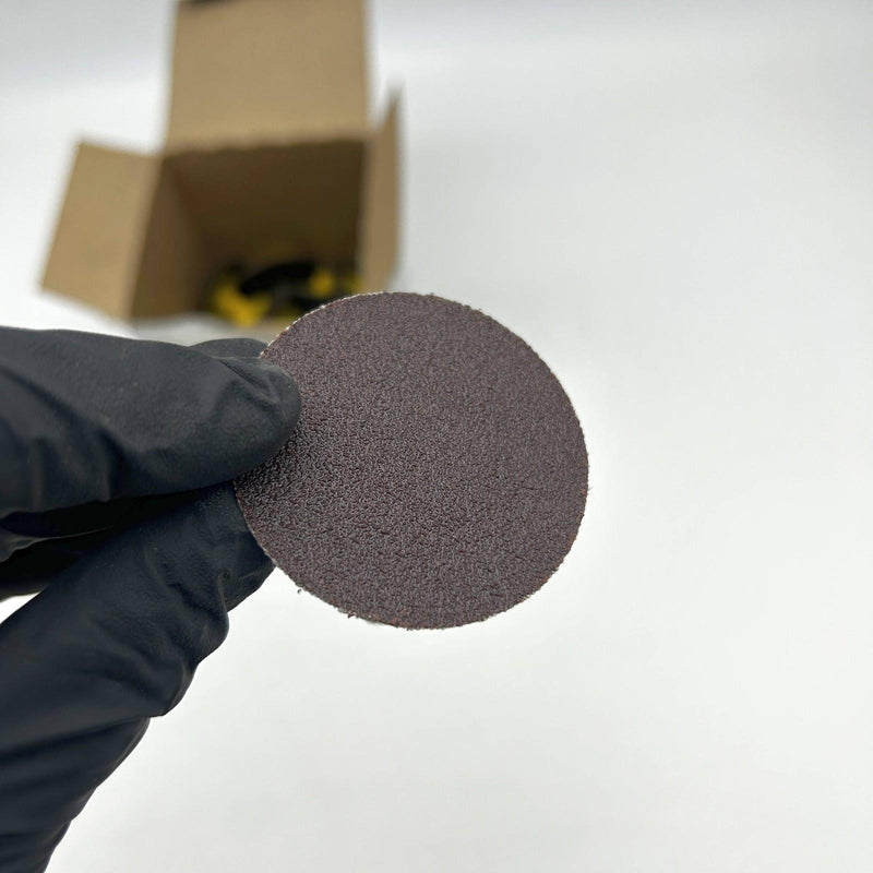 3M Roloc 22401 Sanding Disc 2in TR 361F 80 Grit Medium AO 25000 Max RPM 30pk