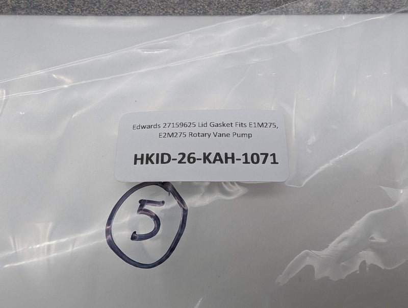 Edwards 27159625 Lid Gasket Fits E1M275, E2M275 Rotary Vane Pump 3