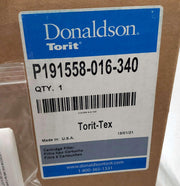 Donaldson P191558-016-340 Air Cartridge Filter Torit-Tex 16" L 7.93" OD 3.57" ID 5