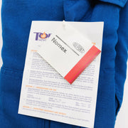 Topps CO075515 Coveralls Flame Resistant 34-S Nomex IIIA 4.5oz Royal Blue NWT 3