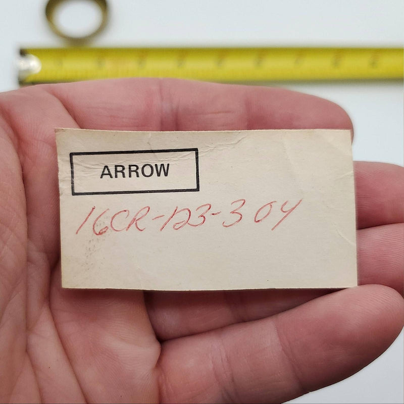 2x Arrow Spacer Rings Satin Brass 3/8" 16CR-123-3 for SFIC Mortise Cylinders 5