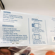 Loc-Line 32093 NPT Valve 1/2" Female Coolant Hose Component Acetal Copolymer 2pk 3