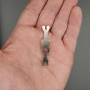 10x Ilco TS149 Pre Cut Keys For Some Electrical Switches Flat Steel NOS 2