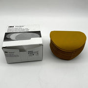 3M Hookit 00959 Gold Film Disc 5in x NH P320 255L Hook and Loop AO 100/bx 1