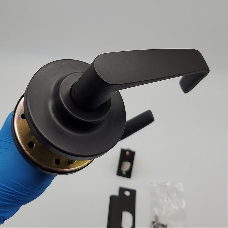 Dorma Door Lever Passage Latch Oiled Bronze 2-3/4" Backset CL710 LRC 613 1