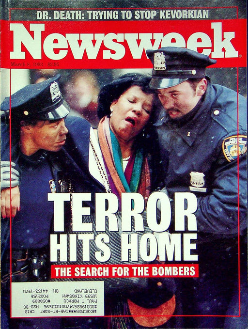 Newsweek Magazine March 8 1993 World Trade Center Bombings Terror Attacks 1