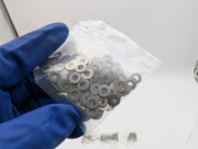 DIN 125 Flat Washers A2 Stainless Steel M4.3 4.3mm Diameter Pack of 500 3