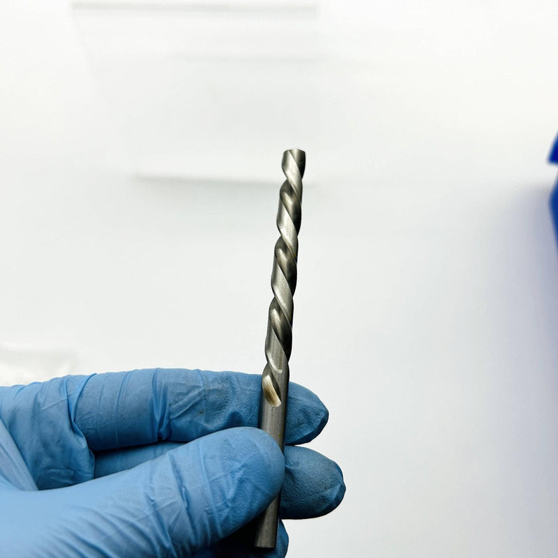 Cle-Line C18416 Jobber Length Drill Bit 1898L 19/64 LH Cut Bright HSS 5pk No Pkg