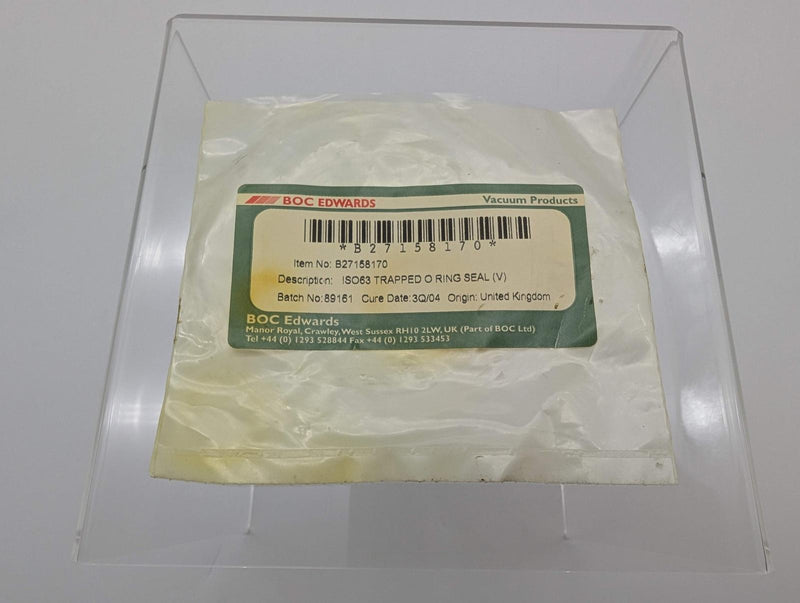 Edwards B27158170 Trapped O-Ring Seal ISO63 / DN63 FKM Viton Some Edwards Pumps 4