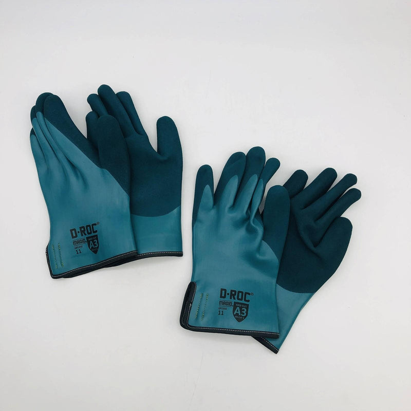 Magid D-Roc GPD350-11 Work Glove Size 11/XXL Chemical-Resistant Nitrile 2 Pairs 8
