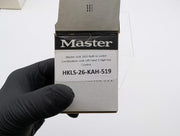 Master Lock 1655 Built-In Locker Combination Lock Left Hand 3 Digit Key Control 6